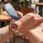 Jaguar Connected Lady Bicolor Rosé / Rot 37mm - J981_J