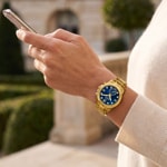 Jaguar Connected Lady Gold / Blue 37mm - J983/H
