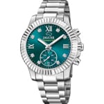 Jaguar Connected Lady Silbrig / Grün 37mm