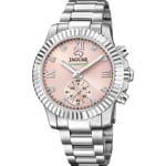 Jaguar Connected Lady Silbrig / Rosa 37mm