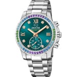 Jaguar Connected Lady Silver / Turquoise 37mm
