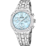 Jaguar Diplomatic Chronographe Lady Argenté / Bleu