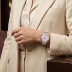Jaguar Diplomatic Chronographe Lady Argenté / Rose - J1053/3