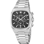 Jaguar Rondcarre Chronograph Silbrig / Schwarz
