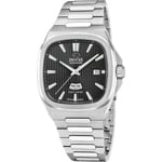 Jaguar Rondcarre Day Date Silbrig / Schwarz
