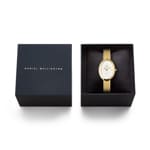 Daniel Wellington Juliette Braided Mesh White Sunray Gold - DW00100882
