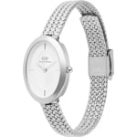 Daniel Wellington Juliette Braided Mesh White Sunray Silver - DW00100884