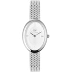 Daniel Wellington Juliette Braided Mesh White Sunray Silver