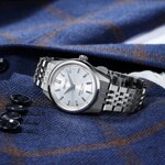 King Seiko Automatik Silbrig Ø 37mm - SPB279J1