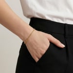 Classic Byzantine Bracelet Solid 750/18 K Yellow Gold 2.0mm - 19cm - BKO100119