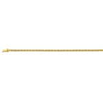 Classic Byzantine Bracelet Solid 750/18 K Yellow Gold 2.5mm - 19cm