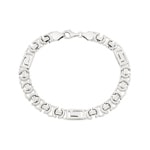 Königsarmband royal flach 925 Silber 7mm - AR-925-055-16