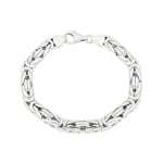 Round Byzantine Bracelet 925 Silver 8.0mm - AR-925-007