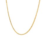 Königskette klassisch 750/18 K Gelbgold halbmassiv 2.1mm