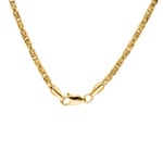 Classic Byzantine Chain Semi Solid 750/18 K Yellow Gold 2.1mm - KE-050T4-GG