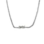 Collier chaîne royale classique or gris 750/18 ct massif 2.0mm - CKO2001