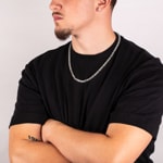 Collier chaîne royale classique argent 925 4.5mm - KE-925-028