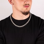 Collier chaîne royale classique argent 925 7.0mm - KE-925-031