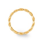 Bague corde or jaune 750/18 ct - CG004