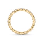 Kordelring 750/18 K Gelbgold mit Diamanten 0.36 ct - RI-73583-GG