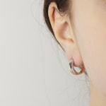 Créoles or bicolore 750/18 ct Ø 16mm - 1564.03777/0002