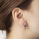 Créoles or bicolore 750/18 ct Ø 16mm - 1564.03777/0002