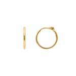 Kreolen 750/18 K Gelbgold 1.0mm Ø 12mm