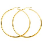 Hoop Earrings 750/18 K Yellow Gold 2.5mm Ø 45mm - 2679.10