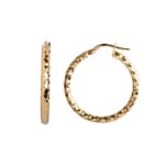 Kreolen 750/18 K Gelbgold Fantasie 2.5mm Ø 20mm