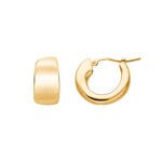 Kreolen 750/18 K Gelbgold galvanisiert