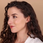 Hoop Earrings 750/18 K Yellow Gold Cross with Diamonds 0.09 ct H/si - OR-53834-GG