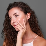 Kreolen 750/18 K Gelbgold mit Rubinen & Diamanten 0.67 ct H/si - OR-118353-RUB-GG