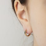 Créoles or jaune 750/18 ct Ø 12mm - 1164.03792/1200