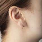 Créoles or jaune 750/18 ct Ø 13mm - 1164.03751/1300