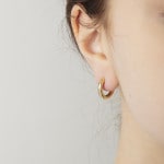Créoles or jaune 750/18 ct Ø 15mm - 1164.04092/1500