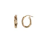 Kreolen 750/18 K Gelbgold oval 14 x 18mm