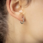 Kreolen 750/18 K Weissgold 1.6mm Ø 14mm - 3035.6G