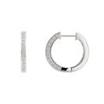 Kreolen 750/18 K Weissgold mit Diamanten 0.55 ct H/si - PE01485/01