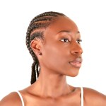 Kreolen 750/18 K Weissgold mit Rubin oval und Diamanten 0.22 ct H/si - OR-52632-RUB-WG