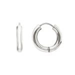 Kreolen 750/18 K Weissgold Ø 10mm