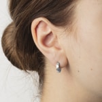 Kreolen 750/18 K Weissgold Ø 12mm - 1264.04122/1200