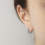 Kreolen 750/18 K Weissgold Ø 13mm - 1264.03751/1300