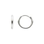 Créoles or gris 750/18 ct Ø 14.8mm
