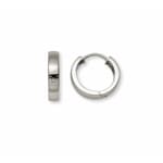 Hoop Earrings 750/18 K White Gold Ø 16.7mm