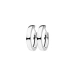 Créoles or gris 750/18 ct Ø 16mm - 1264.03110/0161