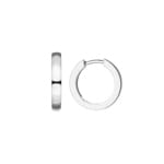 Créoles or gris 750/18 ct Ø 16mm - 1264.03110/0161