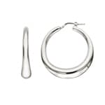 Créoles Argent 925 electroformée