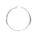 Kreolen 925 Silber rhodiniert 2.5mm Ø 58mm - OR925016