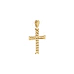 Cross Pendant 750/18 K Yellow Gold 31 x 22mm - A17GG