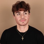 Pendentif croix or jaune 750/18 ct 32 x 21mm - A12GG